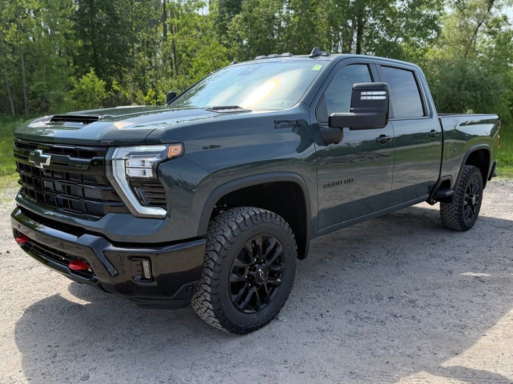 2026 Chevrolet Silverado 2500 HD LT in Cypress Gray — front three-quarter view